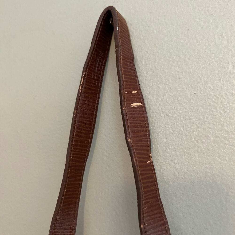 Vintage Liz Claiborne western inspired leather crossbody bucket bag purse - Picture 3 of 9